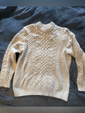 Oversized knit sweater